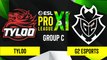 CSGO - G2 Esports vs. TYLOO [Dust2] Map 2 - ESL Pro League Season 11 - Group C