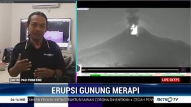 Gunung Merapi Erupsi 6 Kali dalam 2 Hari
