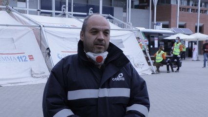 Trabajador sobre el Hospital Temporal de Ifema: "Ha sido duro"