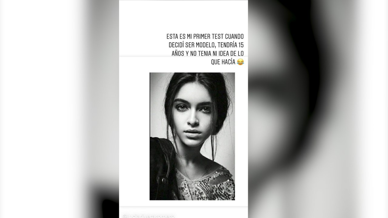Lucía Rivera comparte en redes sus primeros pasos como modelo