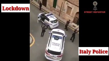 Italy police vs pakistani police in lockdown.