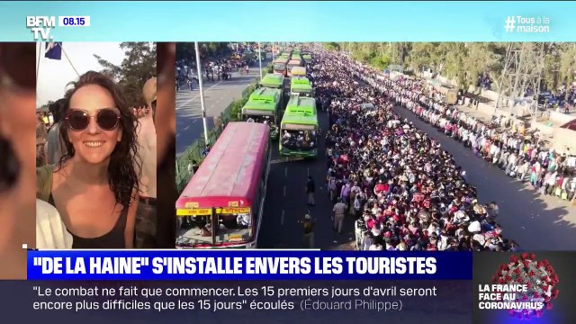 Coronavirus: Carmen, bloquée en Inde, témoigne de la haine qui s'installe contre les touristes
