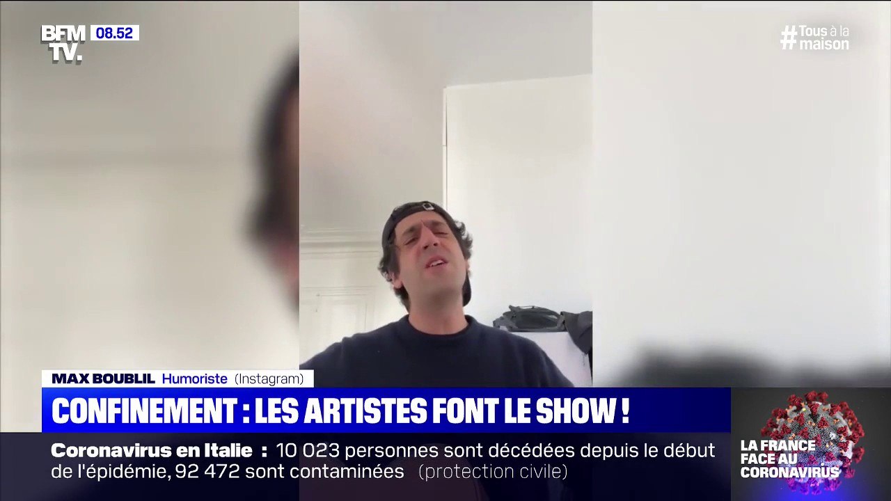 Coronavirus: en confinement, les artistes font leur show sur les réseaux sociaux