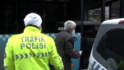 İstanbul'da yaşlı adamın otobüs şoförleriyle imtihanı