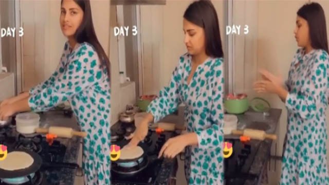 Himanshi Khurana का रोटियां बनाते हुए ये Video हो रहा है VIRAL; Watch Video | Boldsky
