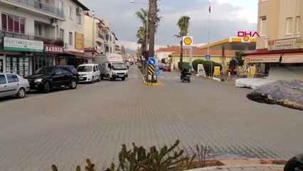 Dalyan'da güvenlik şeritli koronavirüs önlemi