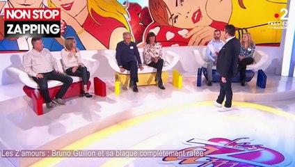 Les Z’amours : Bruno Guillon et sa blague complètement ratée (Vidéo)