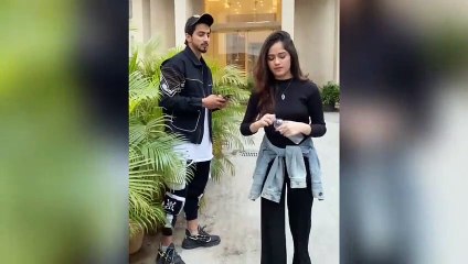Jannat zubair ad faisu new video / tiktok videos /carrying /loving / angry /funny / videos //