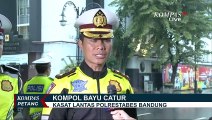 Cegah Corona, Polisi Batasi Akses Jalan Bandung
