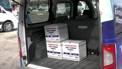 Kaş Belediyesi, 65 yaş üstü ve hastalar için özel yardım ekibi kurdu