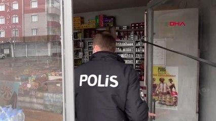 ERZURUM Polis, işlettiği bakkal dükkanından alıp, evine götürdü