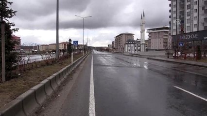 Ağrı'da "Evde kal" çağrısına uyuluyor