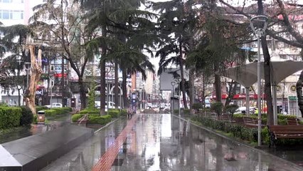 Trabzon'da "Evde kal" çağrısına uyuluyor