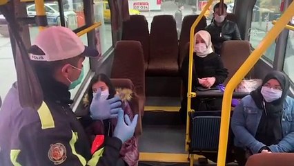 İstanbul'da toplu taşıma araçlarına denetim