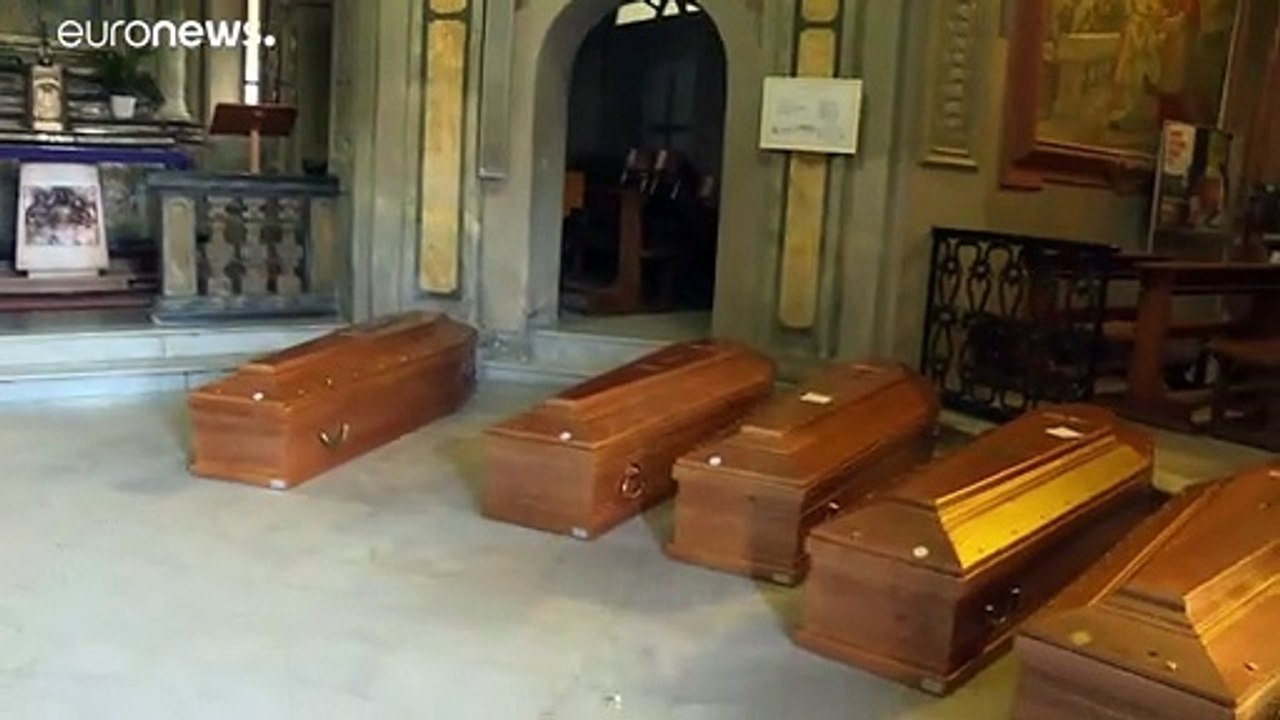 Parts of Italy struggle to cope with the sheer volume of COVID-19 deaths