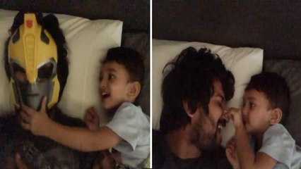 Nani Playing With His Son Arjun | Nani & His Son Cute Video