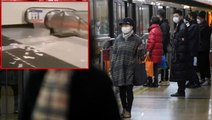 Çin'de metroda saçılan paralara koronavirüs salgını korkusuyla kimse dokunamadı