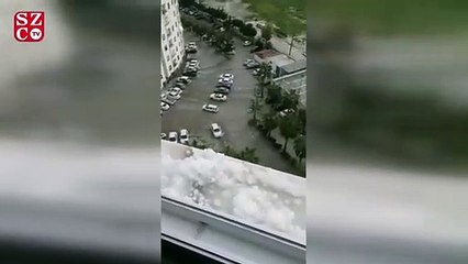 Mersin’de 10 dakikalık dolu şaşkınlığı