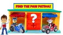 Paw Patrol Hidden in Little Bus Tayo Garage Match Colors Find Mission Pups