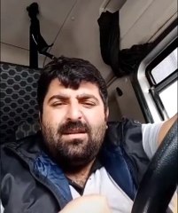 Hükümeti eleştiren TIR şoförü gözaltına alındı