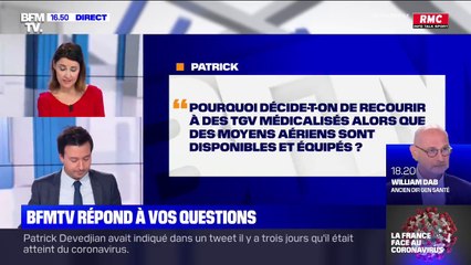 Download Video: Pourquoi utiliser des TGV médicalisés alors que des moyens aériens sont disponibles? BFMTV répond à vos questions