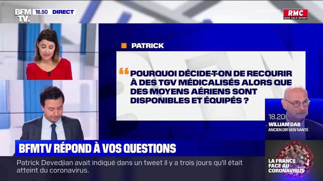 Pourquoi utiliser des TGV médicalisés alors que des moyens aériens sont disponibles? BFMTV répond à vos questions