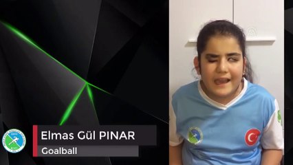 Görme engelli sporculardan 'Evde kal' çağrısına videolu destek - KONYA
