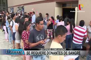 INSN habilita servicio a domicilio para donantes de sangre