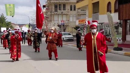 Mehter takımından vatandaşlara "evde kal" çağrısı