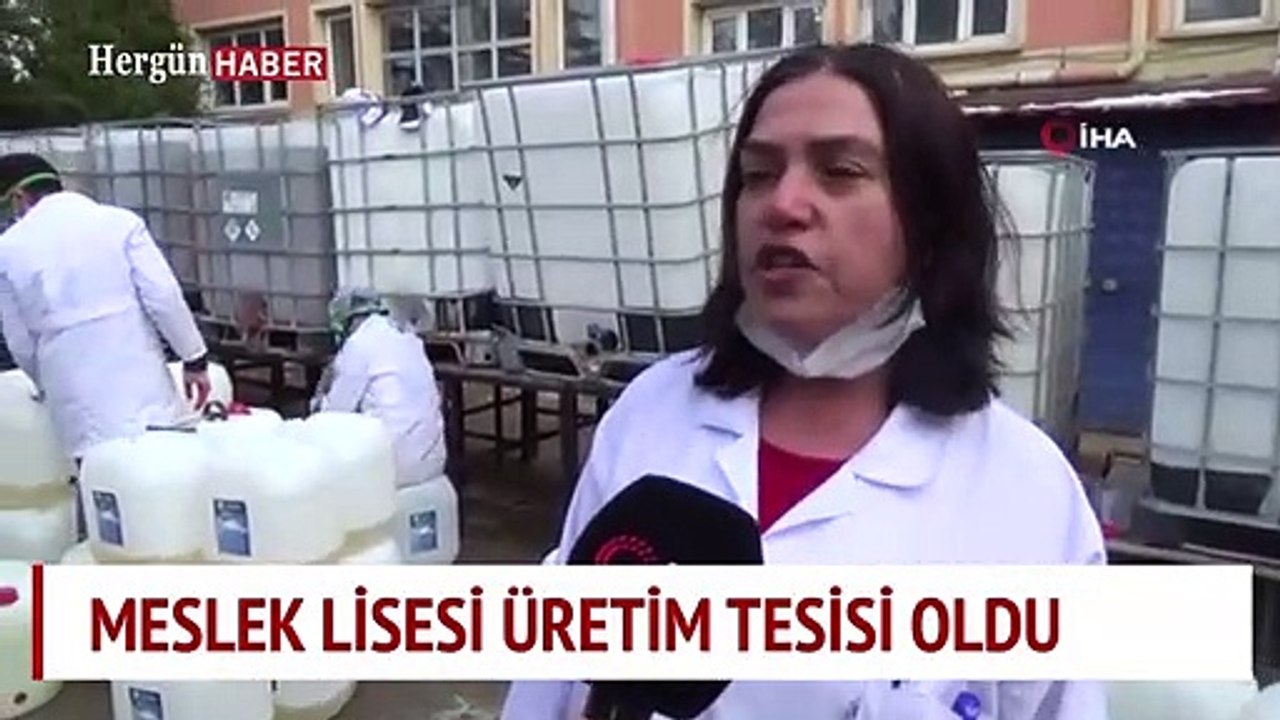 Meslek lisesi üretim tesisi oldu