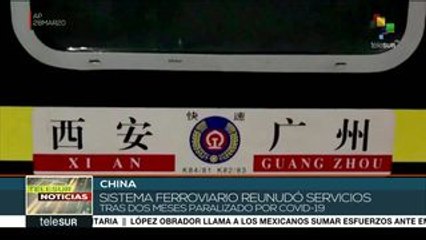 China: servicio ferroviario de Wuhan se reanuda tras dos meses