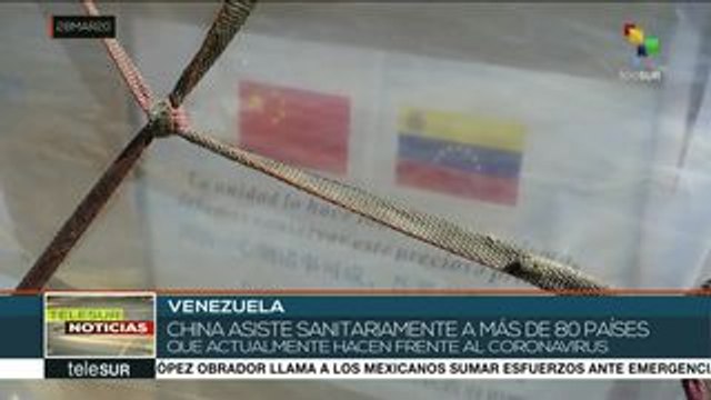 Venezuela recibe segundo cargamento de ayuda médica de China