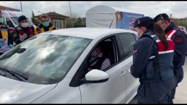 'Kilit kavşak' Kırıkkale'de 'Kovid-19' denetimi - KIRIKKALE