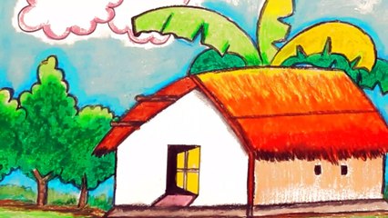 How to draw a house,draw a house easy,draw house for kids