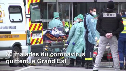 Coronavirus: des patients du Grand-Est sont évacués en TGV vers Bordeaux
