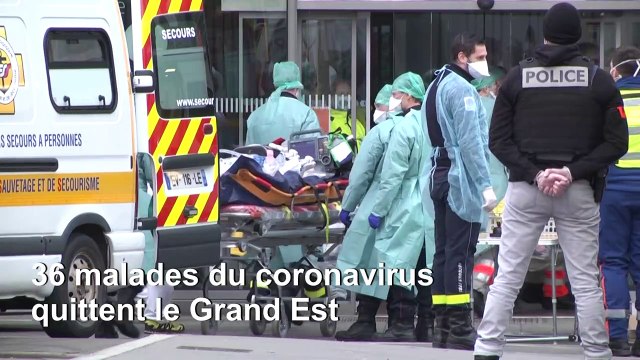 Coronavirus: des patients du Grand-Est sont évacués en TGV vers Bordeaux