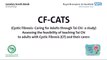 CF-CATS Tai Chi for Cystic Fibrosis
