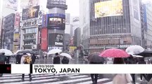 Tokyo snow: Authorities hope snow will help keep Japanese at home