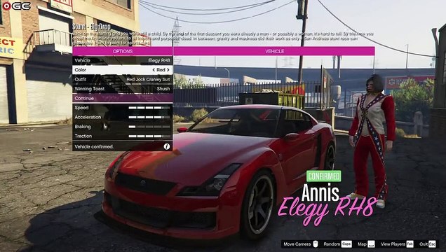 GTA 5 - Stunts Race Stunt Big Drop Impossible Stunts Car Game Pc GamePlay #4