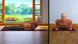 Yoga in 3D:  Bhujangasana  - English