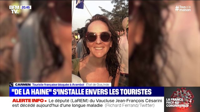 La police tape sur les touristes : Coincée dans le sud de l'Inde, cette française témoigne de la haine envers les touristes