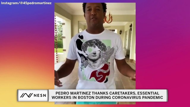 Pedro Martinez thanks Boston caretakers, essential workers during coronavirus pandemic