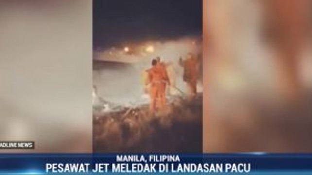 Pesawat Lionair Filipina Meledak, 8 Orang Tewas