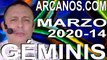 GEMINIS MARZO 2020 ARCANOS.COM - Horóscopo 29 de marzo al 4 de abril de 2020 - Semana 14