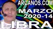 LIBRA MARZO 2020 ARCANOS.COM - Horóscopo 29 de marzo al 4 de abril de 2020 - Semana 14