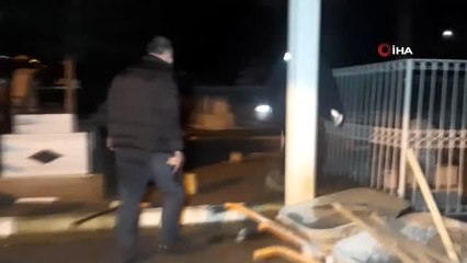 Mezarlıktan gelen kadın çığlığı paniğe neden oldu