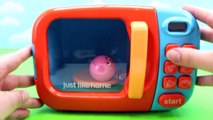 Edy Play Toys - Peppa Pig Pez Candy Toys And Microwave Kitchen Playset Learn Colors For Children Toys For Kids