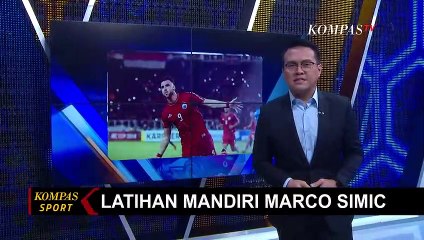 Intip Gaya Bomber Persija, Marko Simic Latihan Mandiri!
