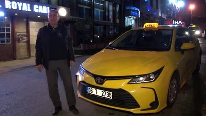 Başkent'te taksiciler Bakanlığın genelgesine uydu