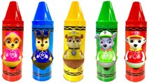 Paw Patrol  Fun Colors Crayons Surprise Toys Play Doh Video for Children